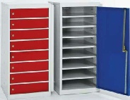 Green Label Lockers,  Manufactured from 60% recycled steel