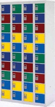 Green Label Lockers,  Manufactured from 60% recycled steel