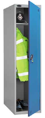 Police locker with extra depth 550mm