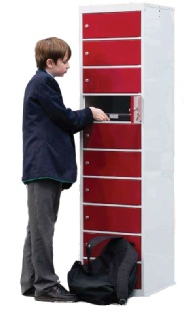 Green Label Lockers,  Manufactured from 60% recycled steel